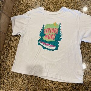 Magellan Kids White Explore More T-Shirt Size XL